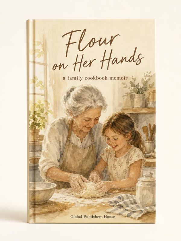 Flour on Her Hands — book cover designed by Global Publishers House