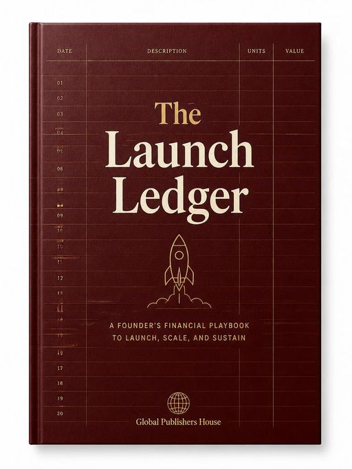 The Launch Ledger — book cover designed by Global Publishers House